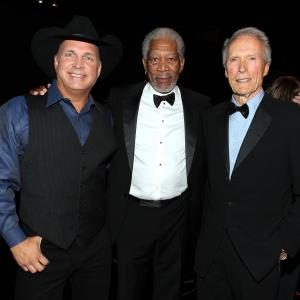 Clint Eastwood, Morgan Freeman, Garth Brooks