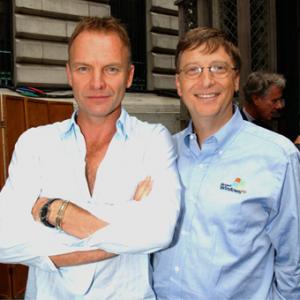 Sting, Bill Gates