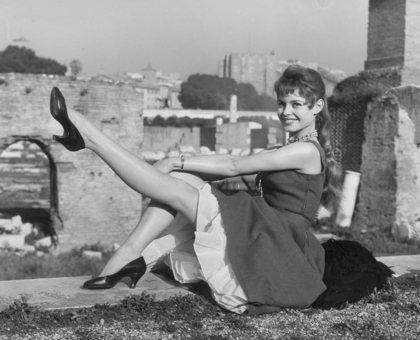 Brigitte Bardot C. 1955 in Rome