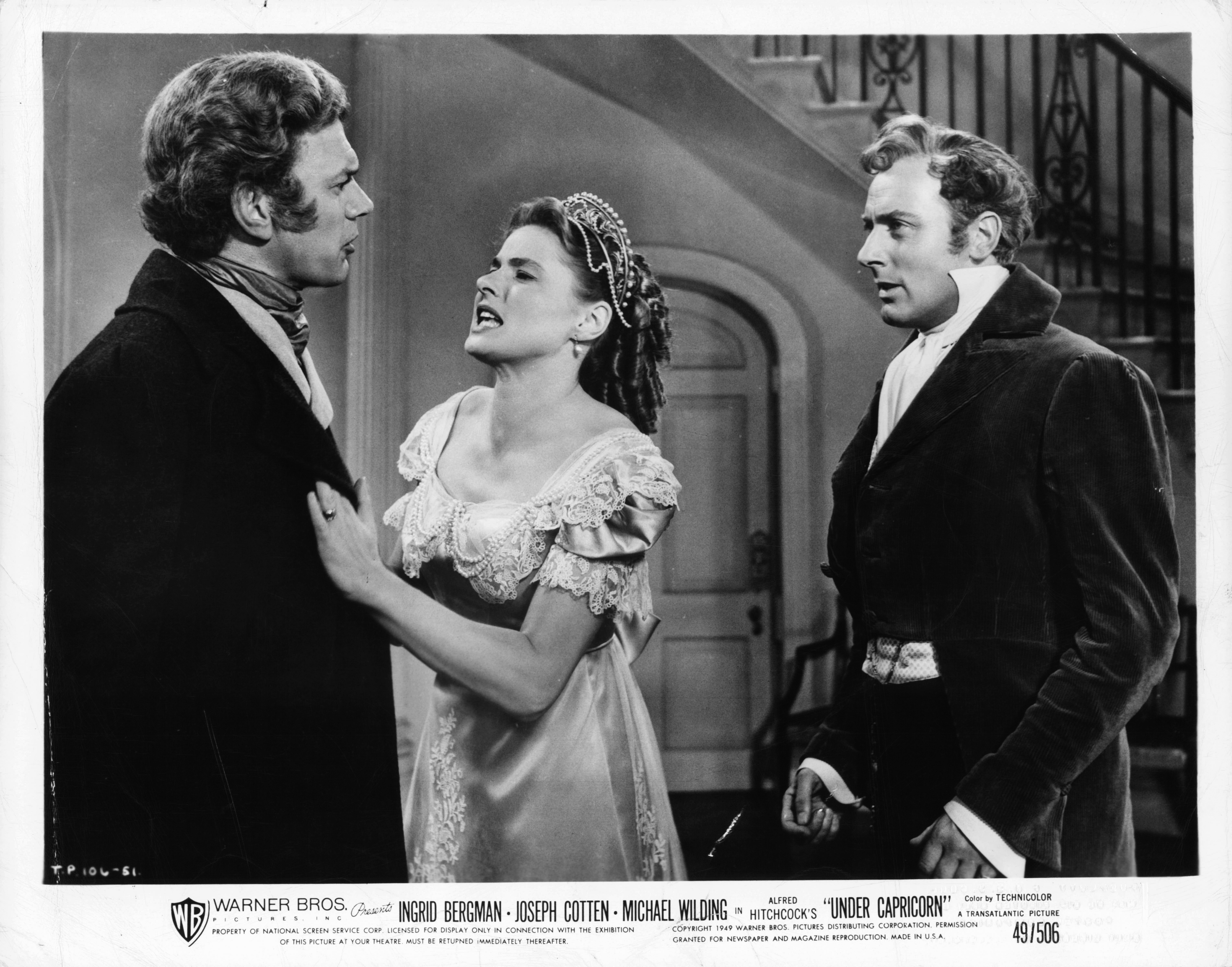 Still of Ingrid Bergman, Joseph Cotten and Michael Wilding in Under Capricorn (1949)