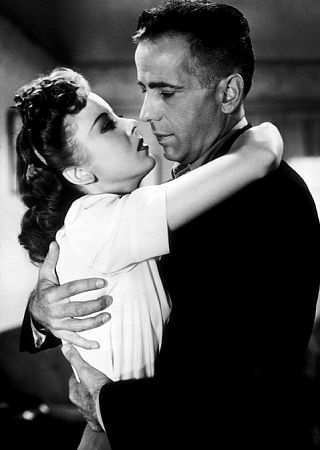 Humphrey Bogart and Ida Lupino in 