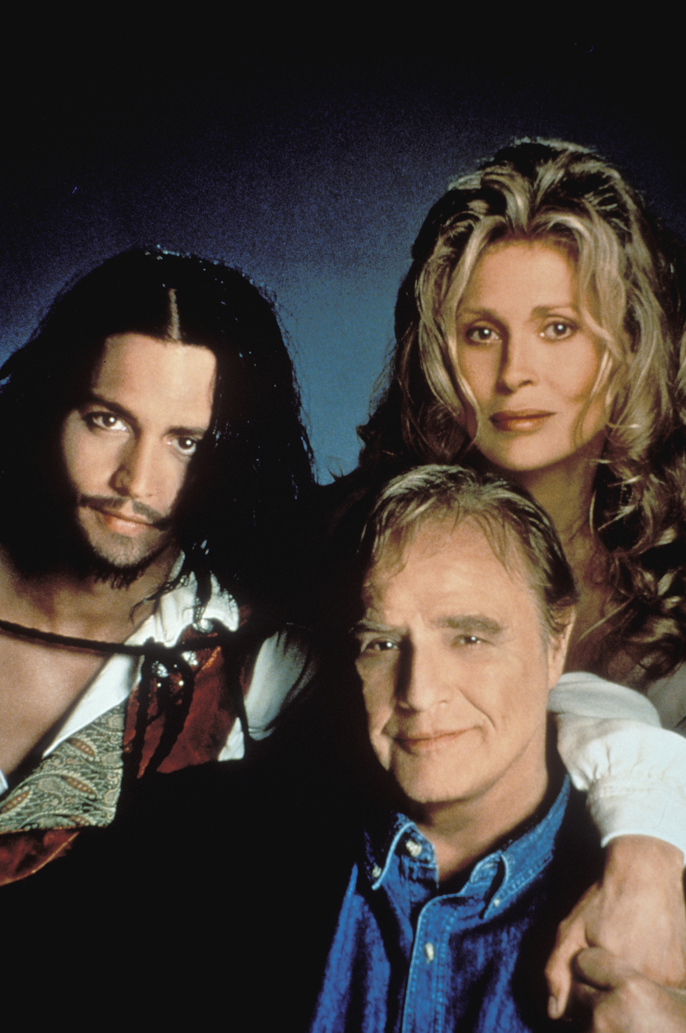 Still of Marlon Brando, Johnny Depp and Faye Dunaway in Don Juan DeMarco (1994)