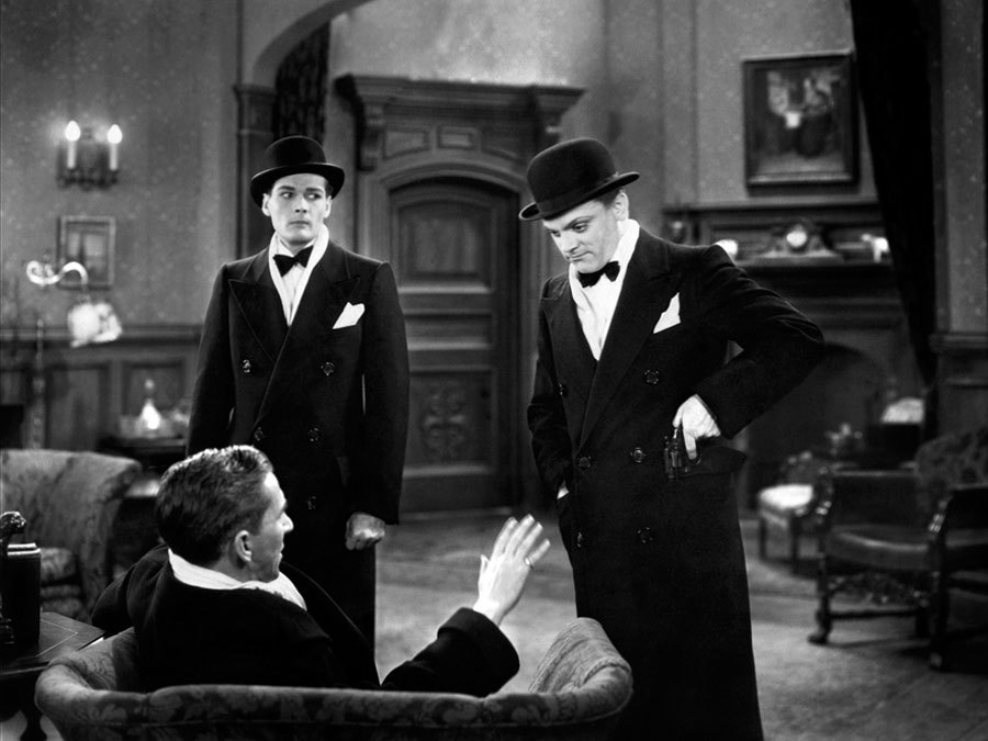 Still of James Cagney and Edward Woods in The Public Enemy (1931)