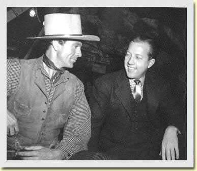 Gary Cooper and Barney Oldfield