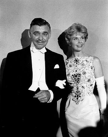 Clark Gable and Doris Day at the Academy Awards : 30th Annual, 1958.