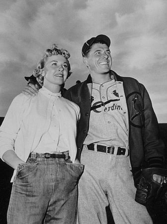 Ronald Reagan and Doris Day in 