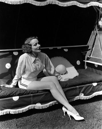 Marlene Dietrich at home, 1936.