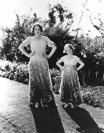 Marlene Dietrich with daughter Maria, c. 1933.