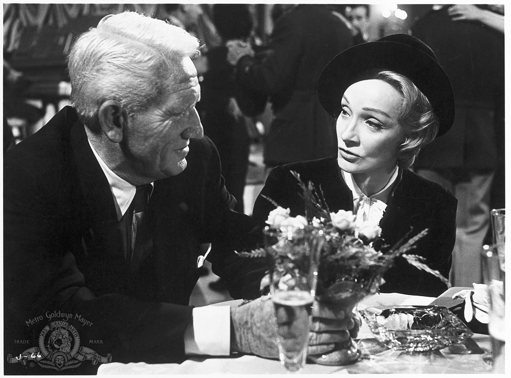Still of Marlene Dietrich and Spencer Tracy in Judgment at Nuremberg (1961)