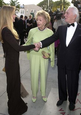 Kirk Douglas and Bo Derek