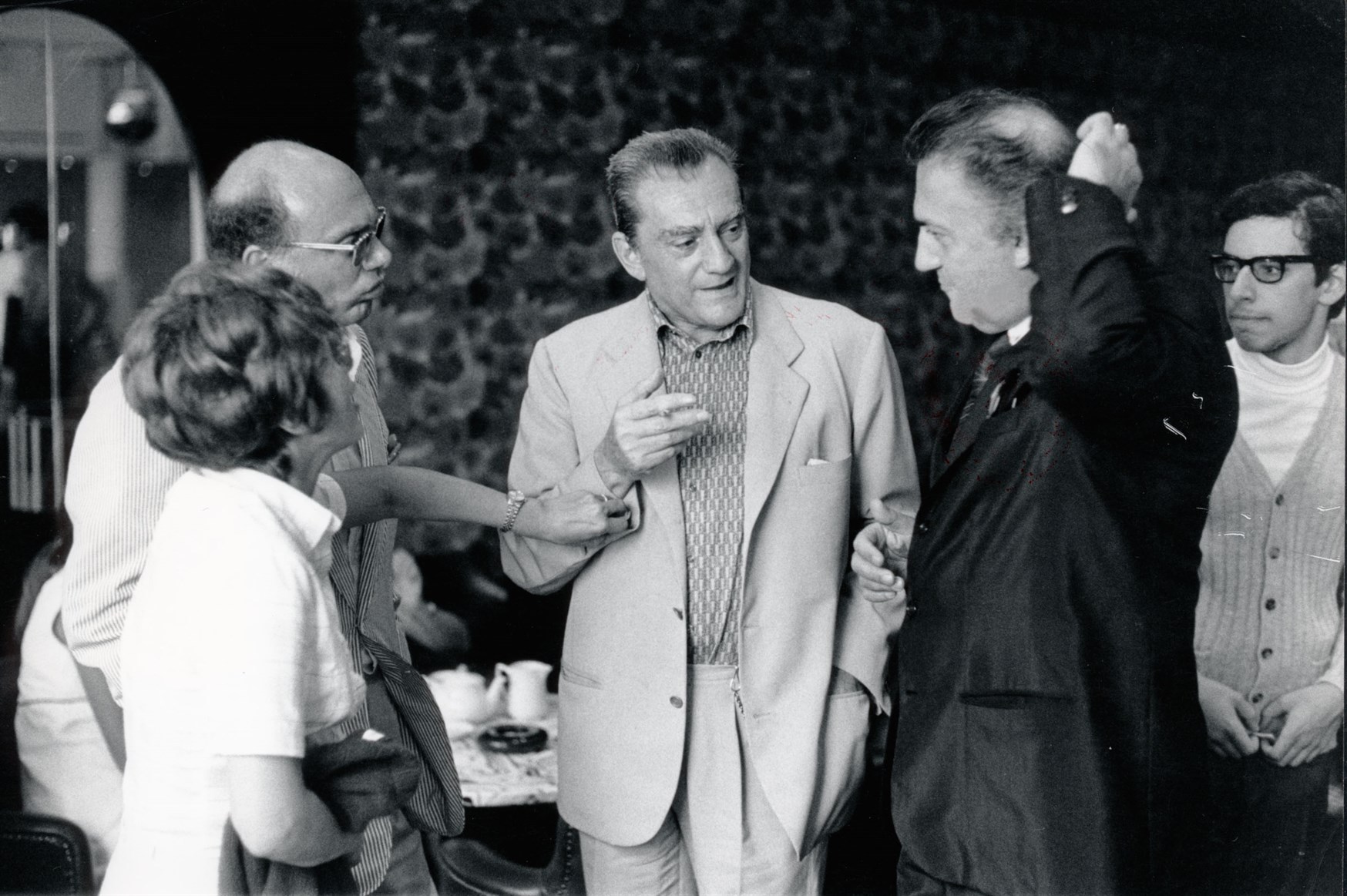 Federico Fellini, Francesco Rosi and Luchino Visconti