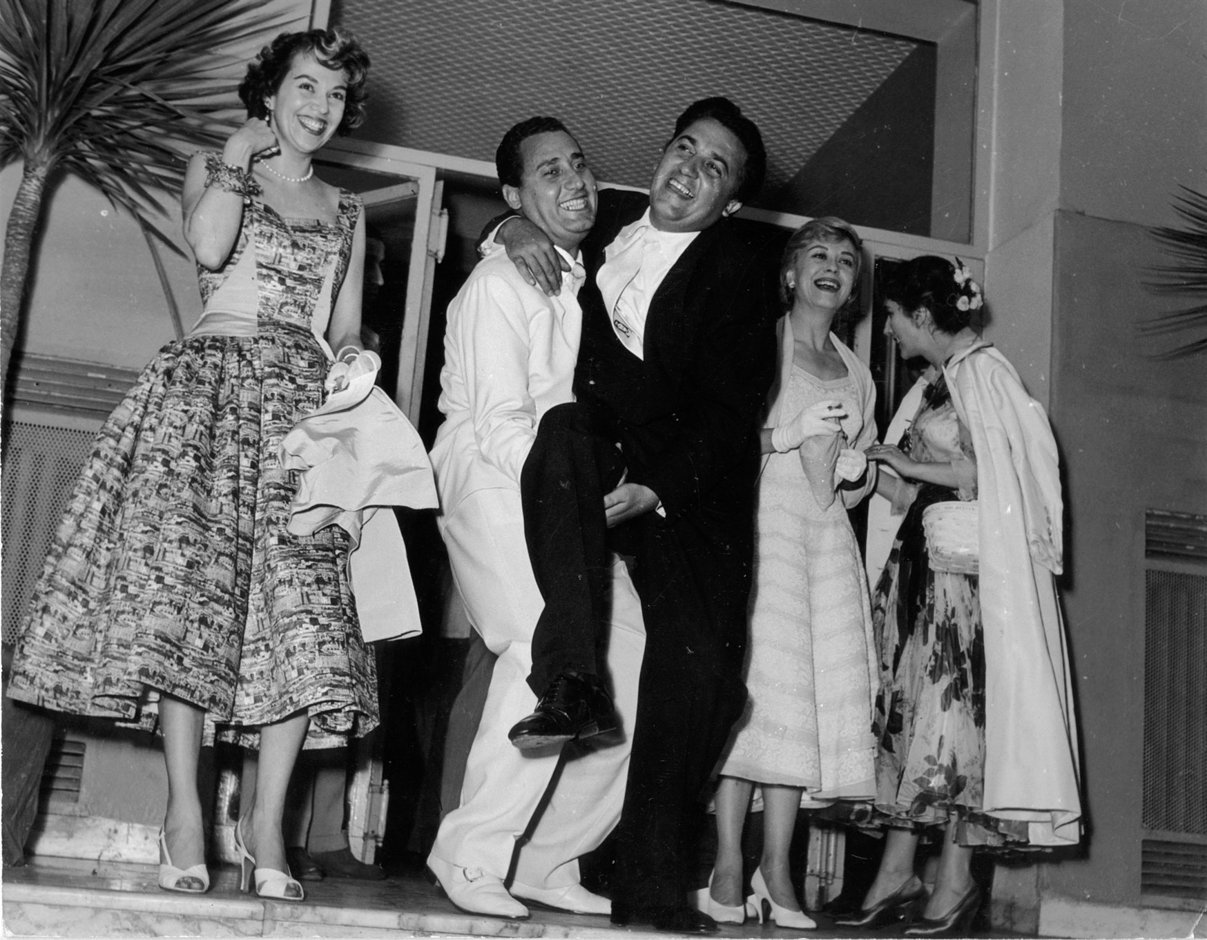 Federico Fellini, Giulietta Masina and Alberto Sordi