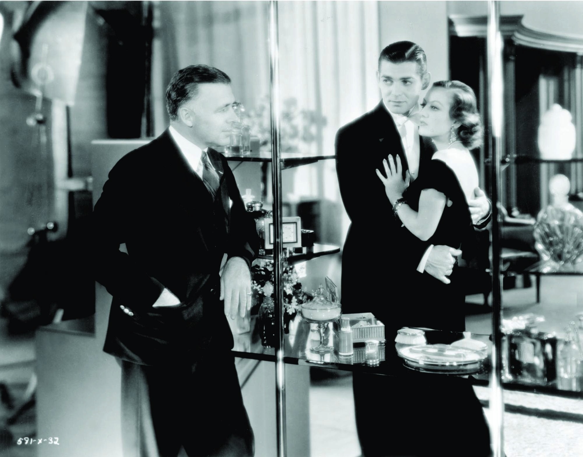 Still of Clark Gable, Joan Crawford and Clarence Brown in Possessed (1931)
