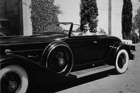 Clark Gable in his 1934 Packard Twin Six *M.W.*
