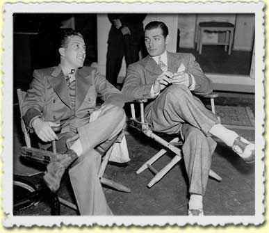 Clark Gable and Barney Oldfield