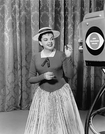 Judy Garland At CBS Studio, C. 1955, **I.V.