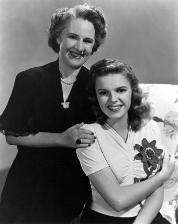 Judy Garland with mother Ethyl c. 1942