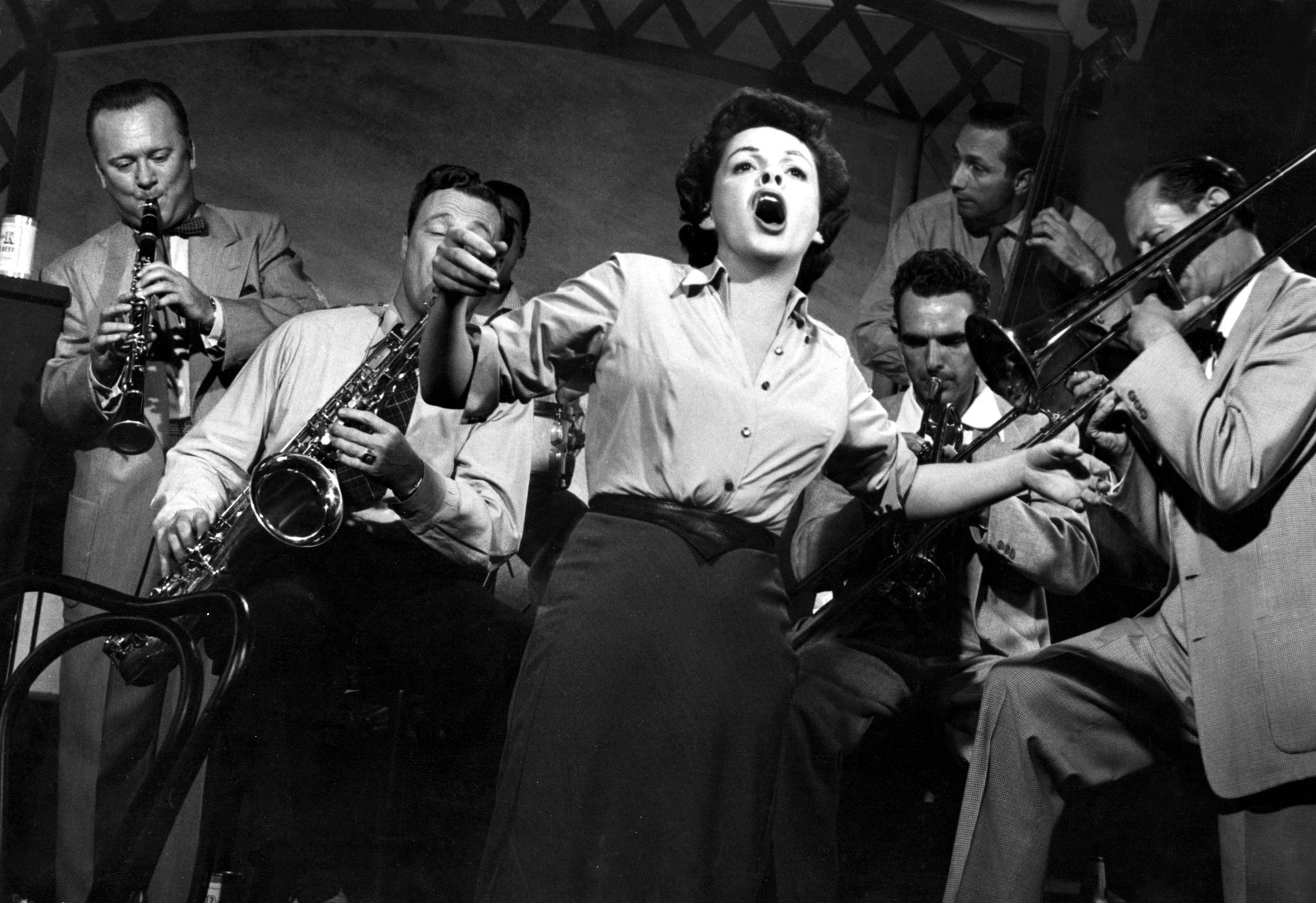 Still of Judy Garland in A Star Is Born (1954)