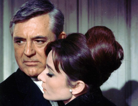 Still of Cary Grant and Audrey Hepburn in Charade (1963)