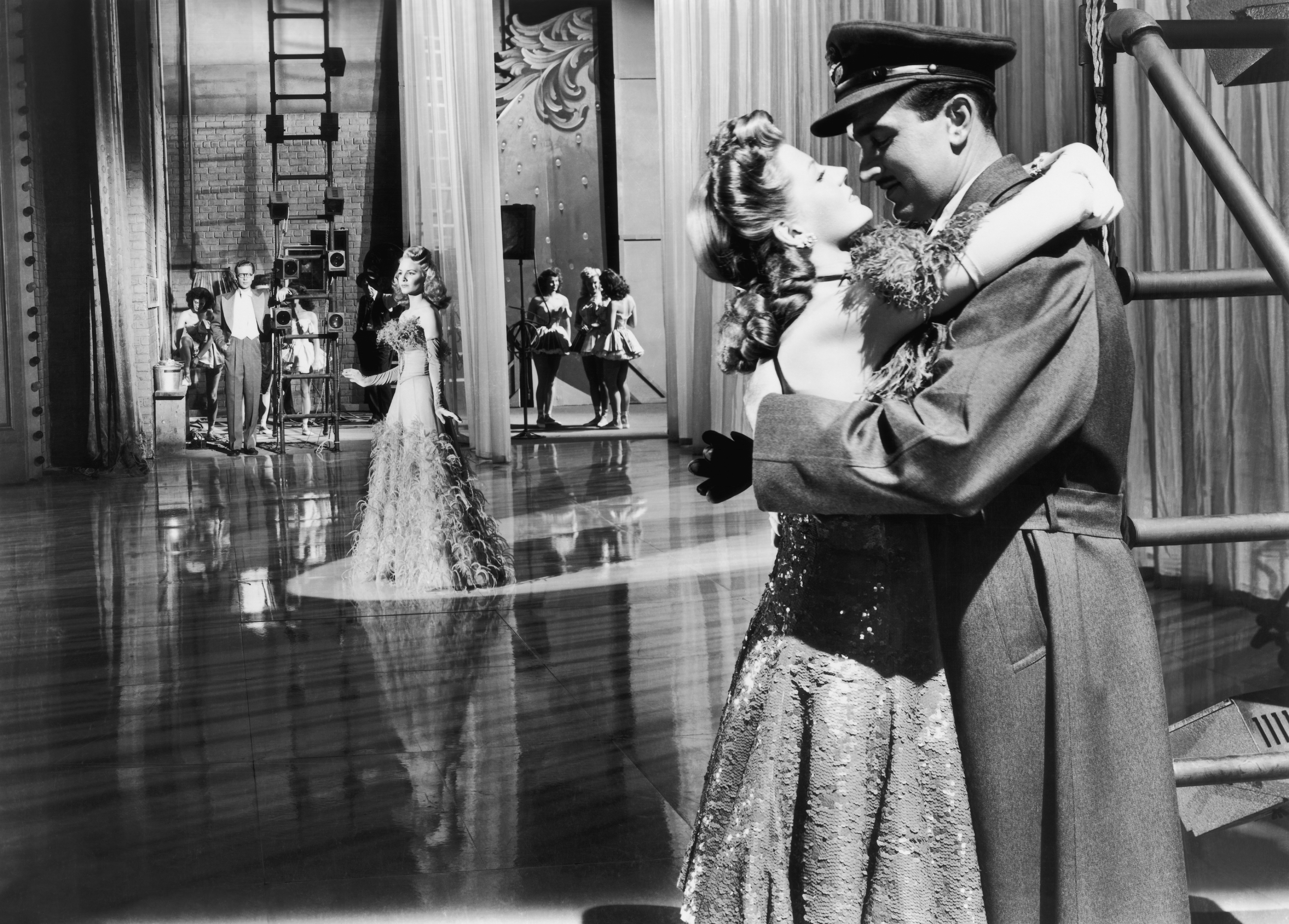 Still of Rita Hayworth and Lee Bowman in Tonight and Every Night (1945)