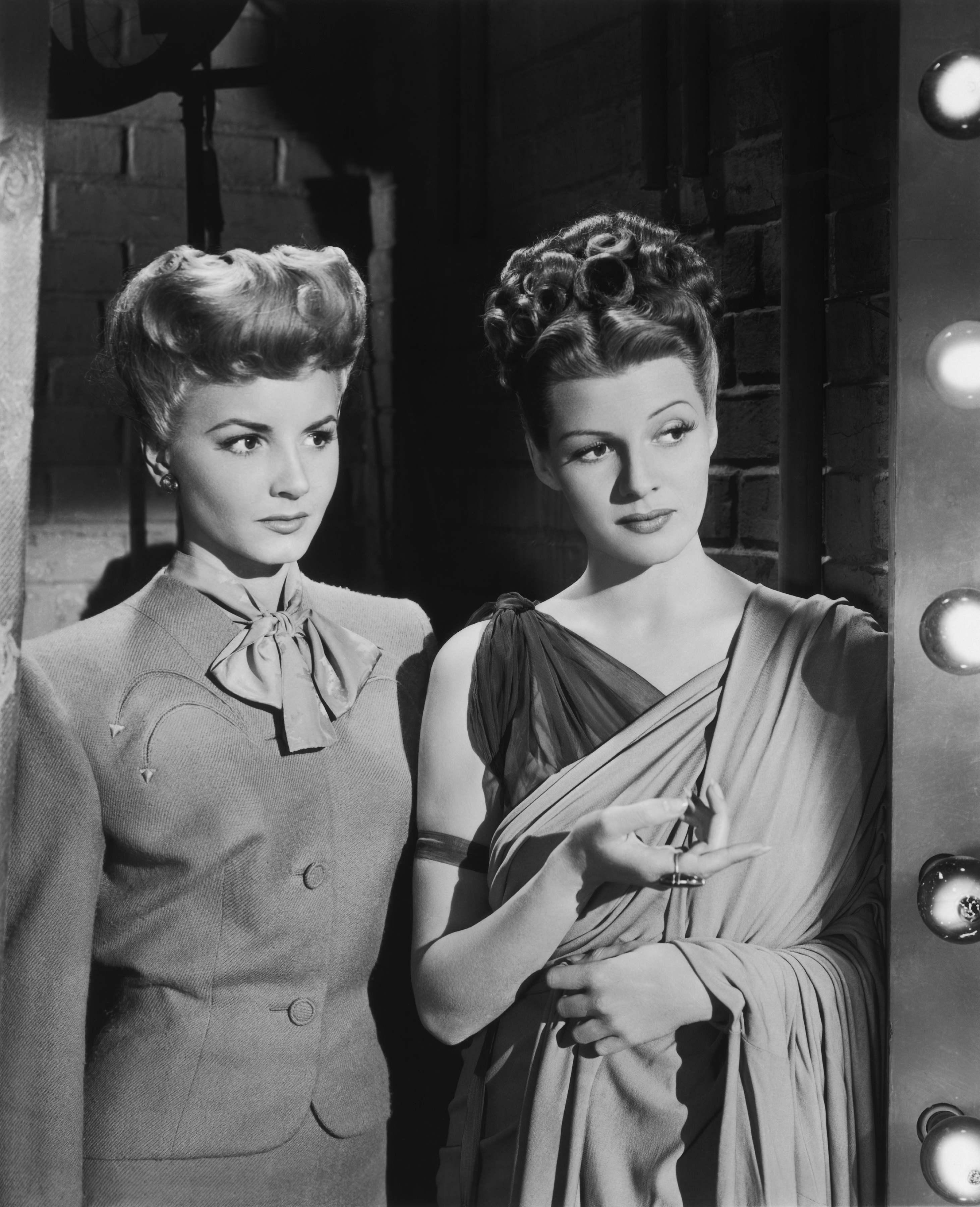 Still of Rita Hayworth and Janet Blair in Tonight and Every Night (1945)