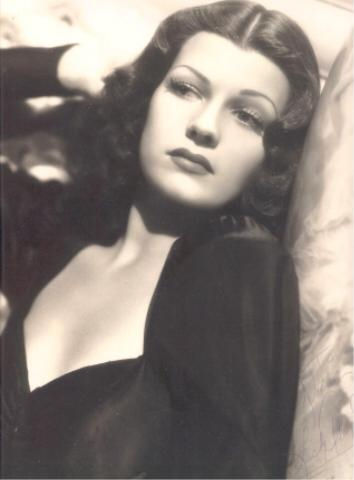 Rita Hayworth with hairstyle by Dotha Hippe