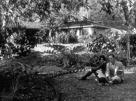 33-97 Audrey Hepburn and Mel Ferrer at their home in Los Angeles CA