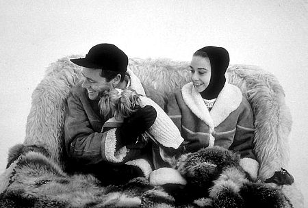 33-2241 Audrey Hepburn and husband Mel Ferrer