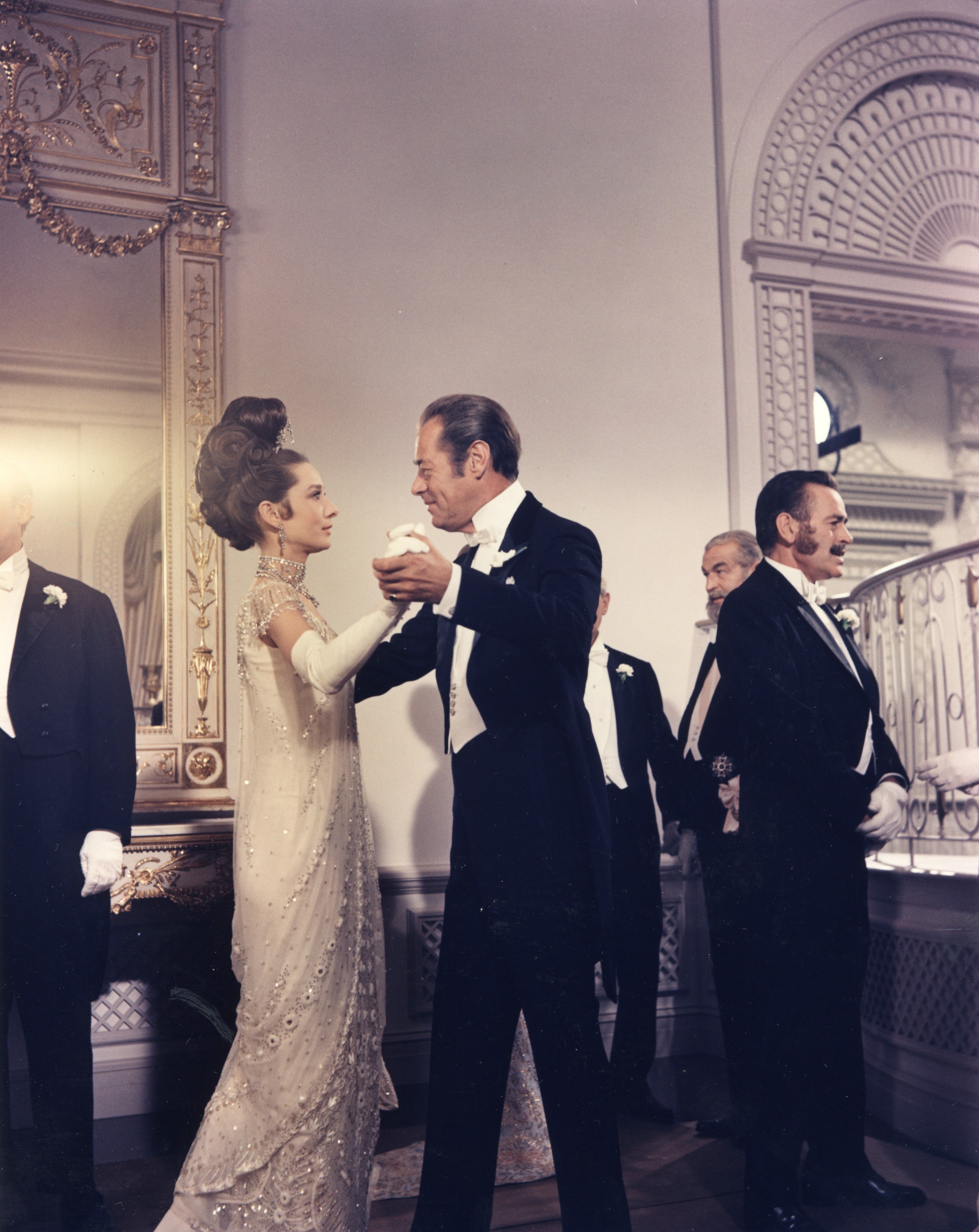 Still of Audrey Hepburn and Rex Harrison in My Fair Lady (1964)