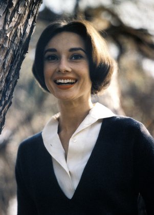 Audrey Hepburn Los Angeles, CA 1957 © 1978 Sid Avery