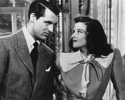 Still of Cary Grant and Katharine Hepburn in The Philadelphia Story (1940)