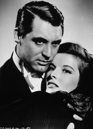 722-1102 Katharine Hepburn and Cary Grant in 