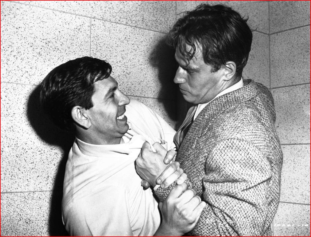 Still of Charlton Heston and Jack Webb in Dark City (1950)