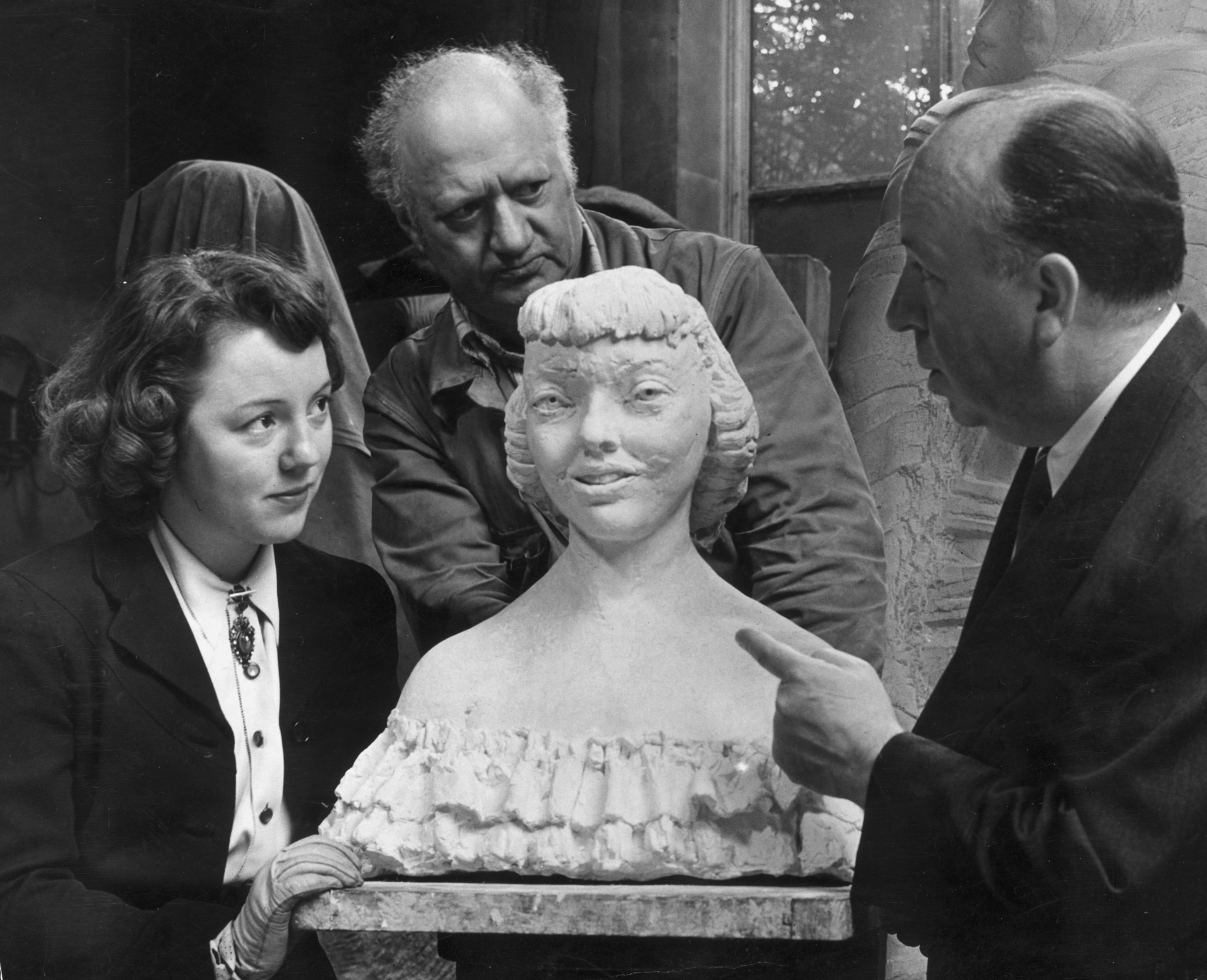Alfred Hitchcock and Patricia Hitchcock