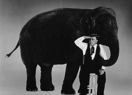 Buster Keaton at Sid Avery's studio, 