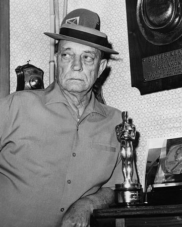 Buster Keaton at home