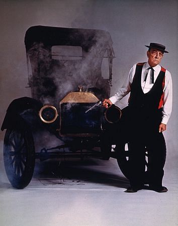 Buster Keaton and a Model T Ford