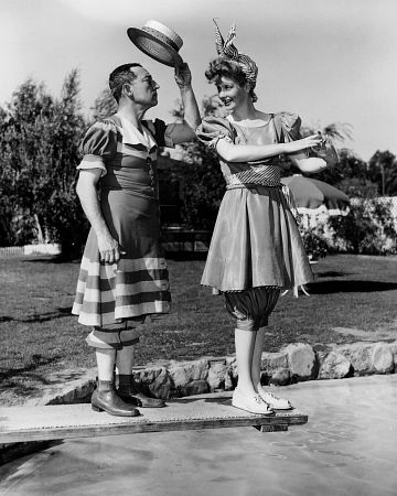 Lucille Ball & Buster Keaton At Ball home