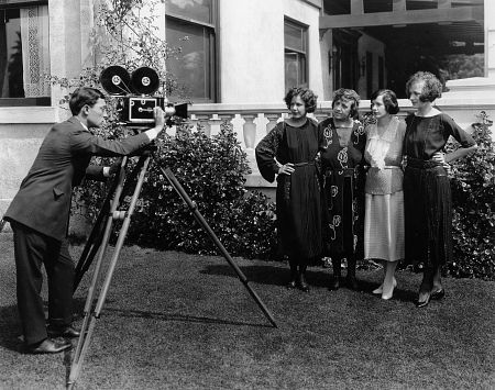 Buster Keaton, Norma Talmadge, Peg Talmadge, Natalie Talmadge, Constance Talmadge Circa 1920