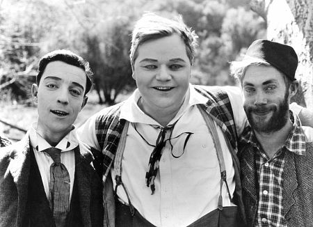 Fatty Arbuckle and Buster Keaton c. 1917