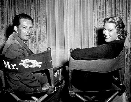 Grace Kelly and author Frederick Knott of 