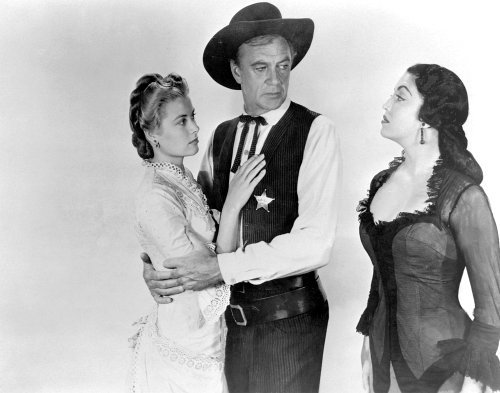 Grace Kelly, Gary Cooper, and Katy Jurado. High Noon (1952) 0044706