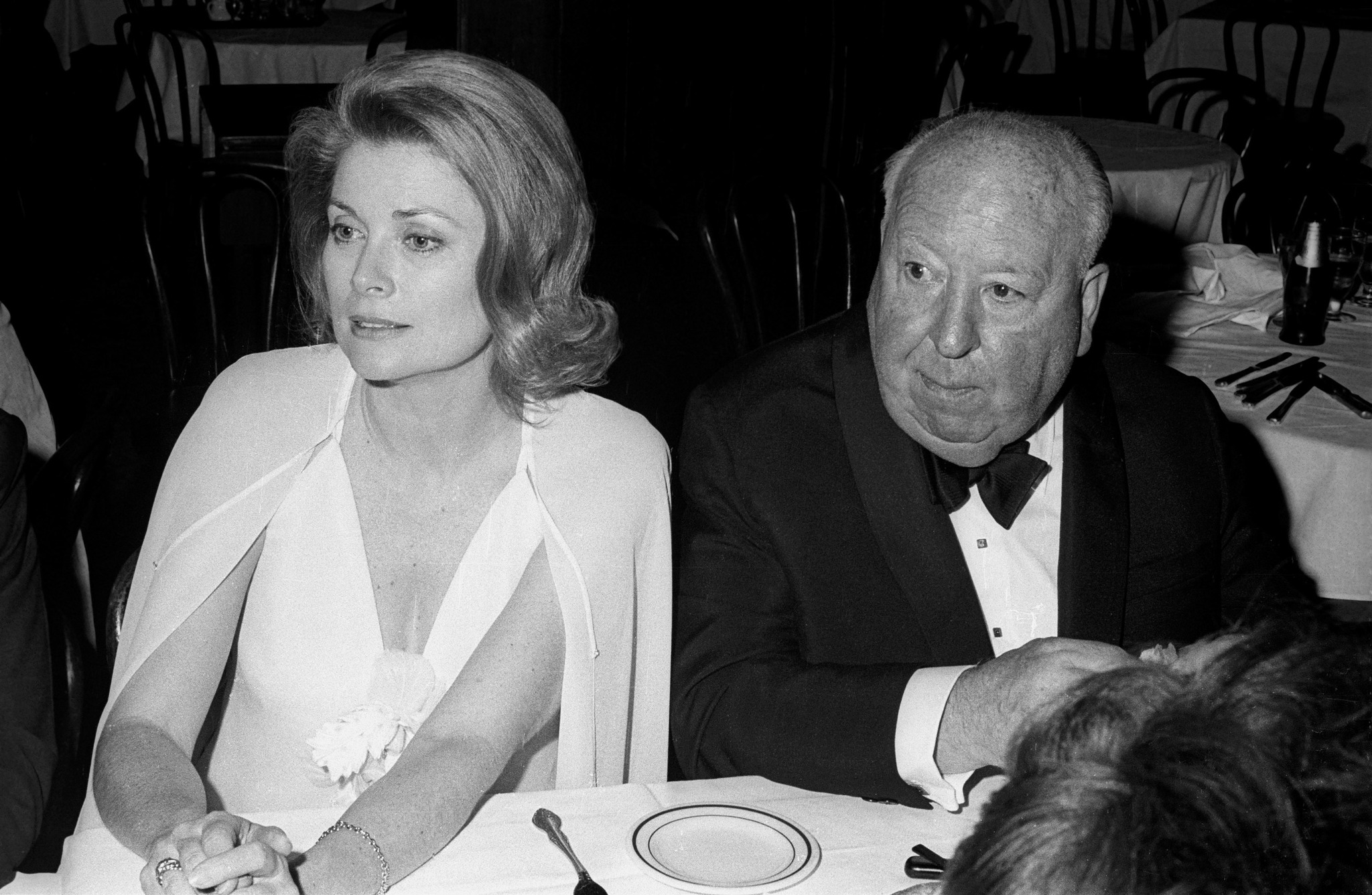 Alfred Hitchcock and Grace Kelly