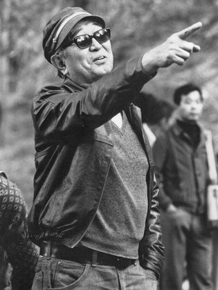 Akira Kurosawa famous japanese director circa 1975
