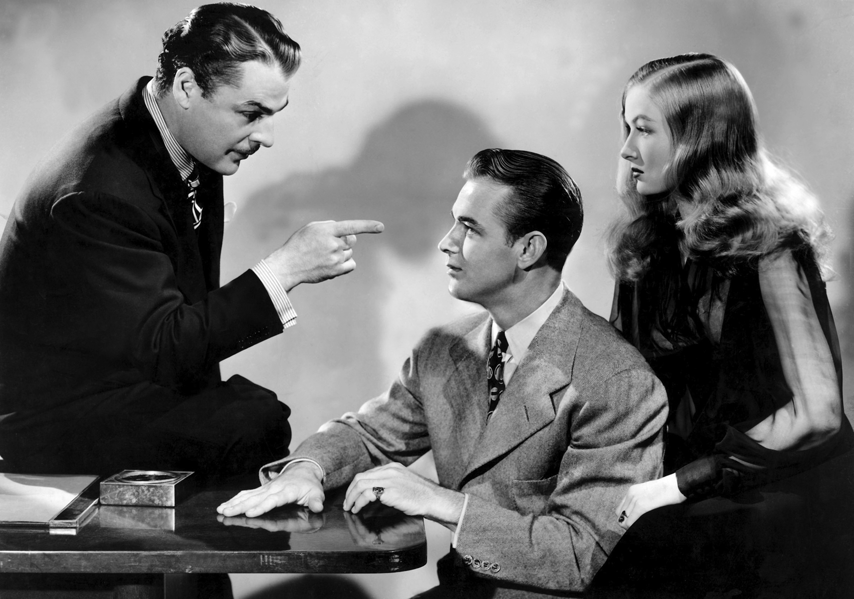 Still of Alan Ladd, Veronica Lake and Brian Donlevy in The Glass Key (1942)