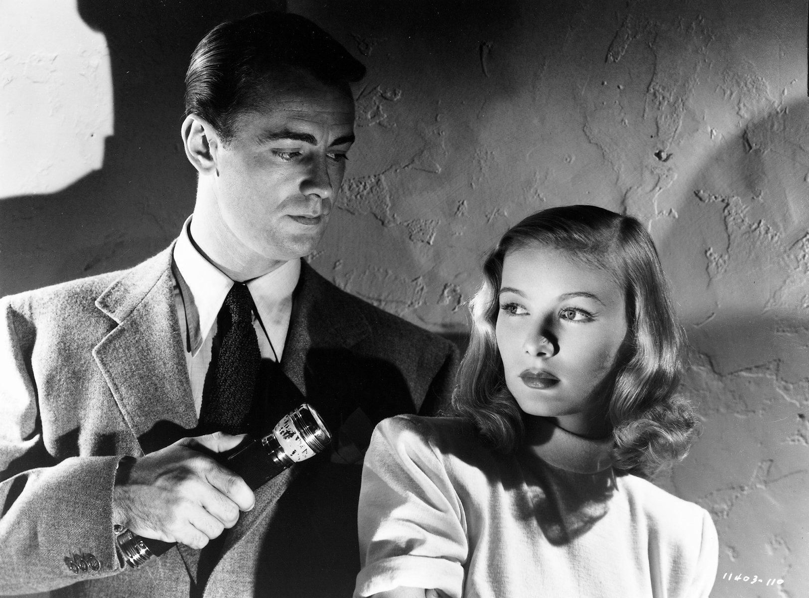 Still of Alan Ladd and Veronica Lake in The Blue Dahlia (1946)