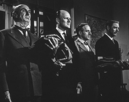 Werner Klemperer, Burt Lancaster Film Set / UA Judgement AT Nuremberg (1961)
