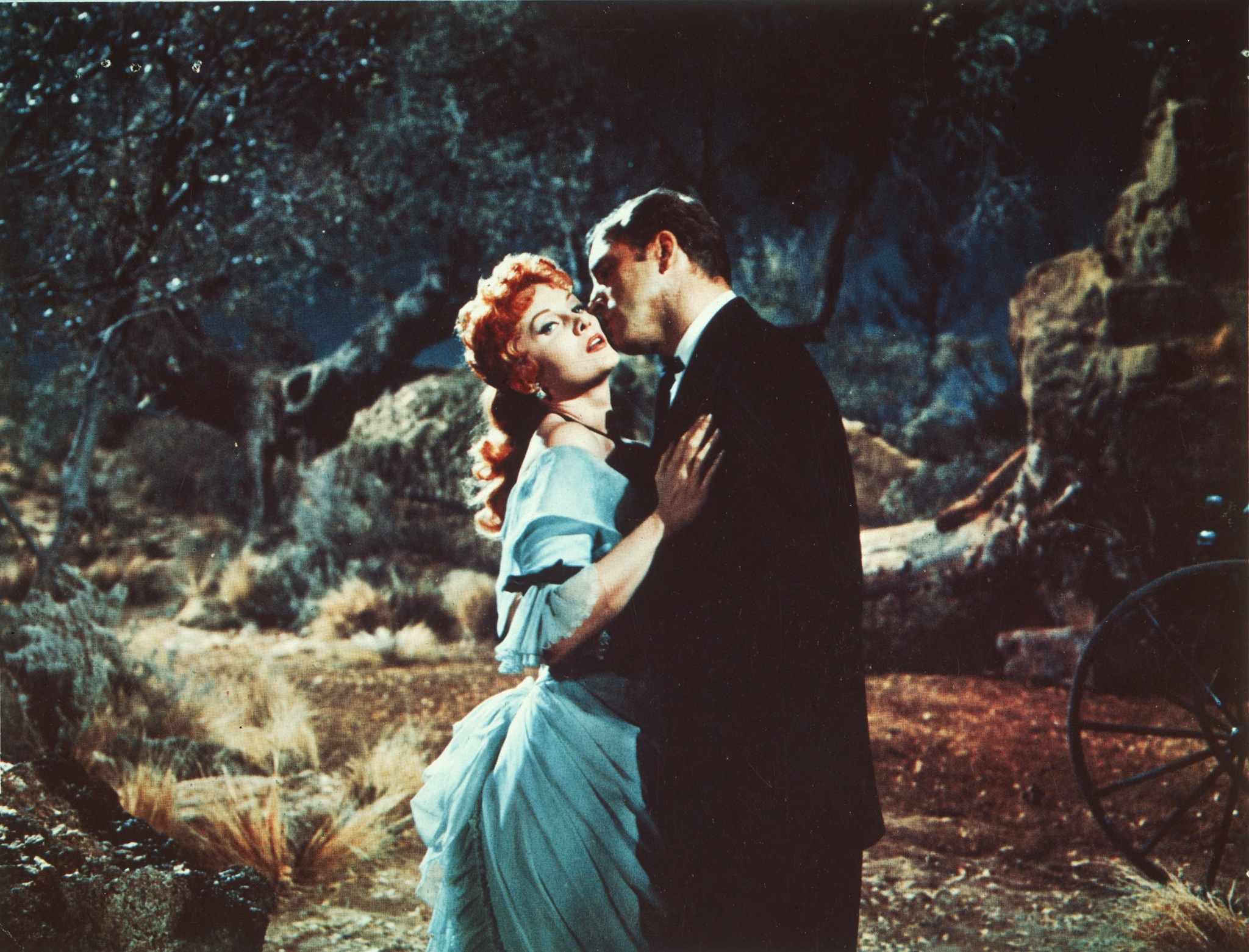 Still of Burt Lancaster and Rhonda Fleming in Gunfight at the O.K. Corral (1957)