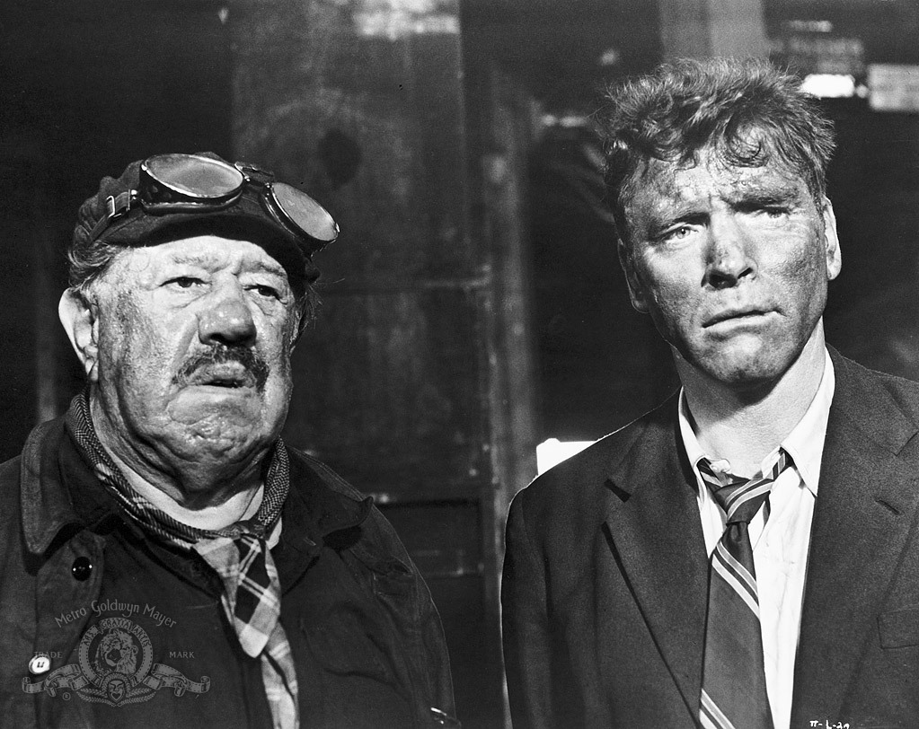 Still of Burt Lancaster and Michel Simon in The Train (1964)