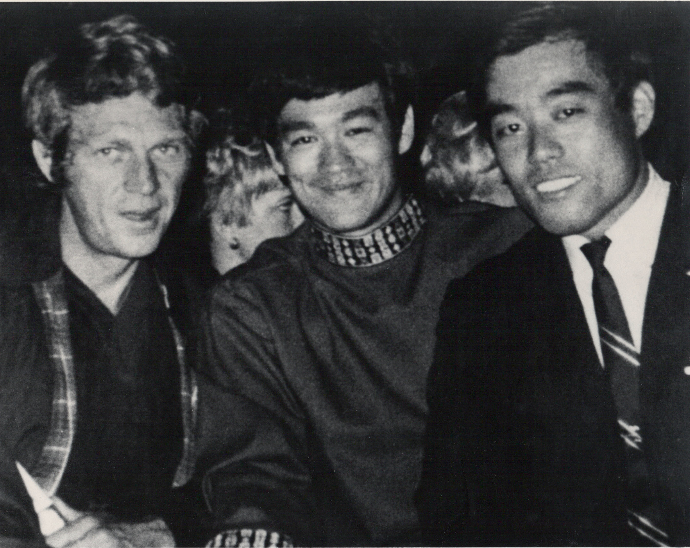 Still of Bruce Lee, Steve McQueen and Fumio Demura in The Real Miyagi (2015)